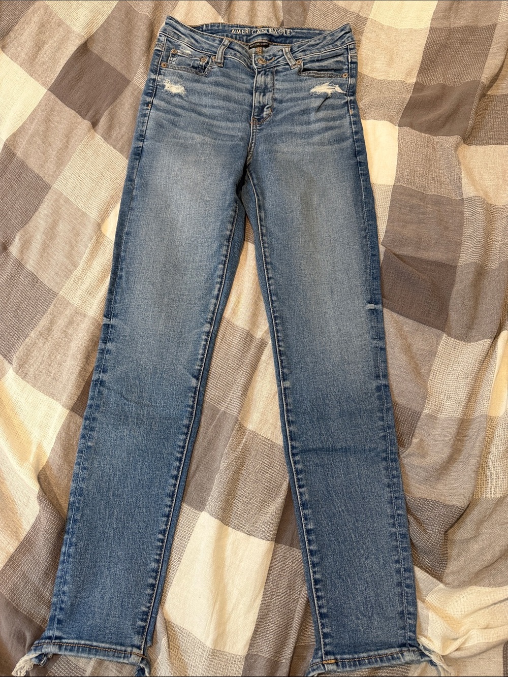 American Eagle Women’s 8 Next Level Stretch Skinny Jeans Medium Wash